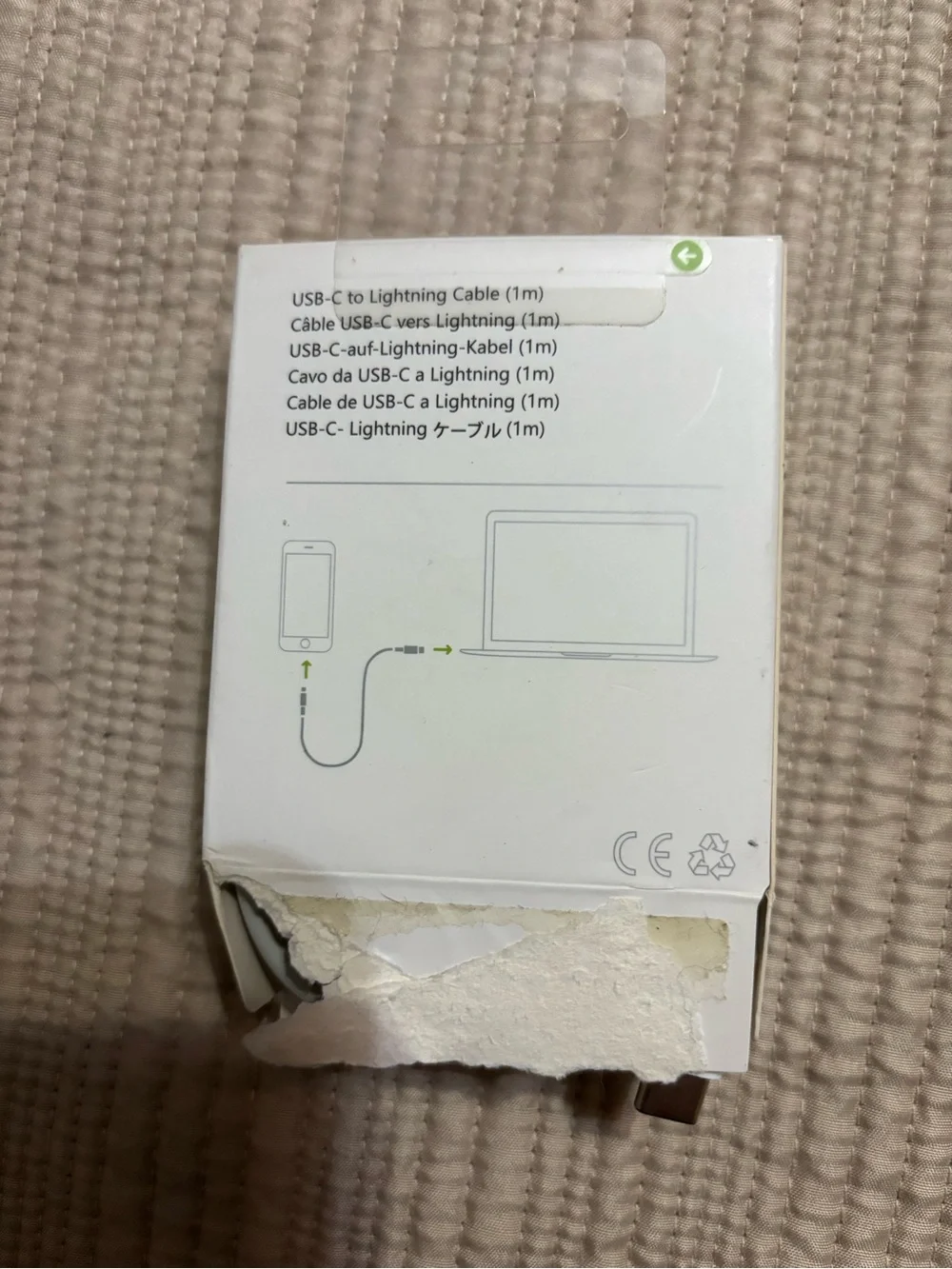 Apple USB-C to Lightning Cable - White